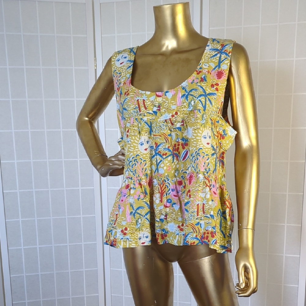 Roller Rabbit Bari Coley Peplum Top